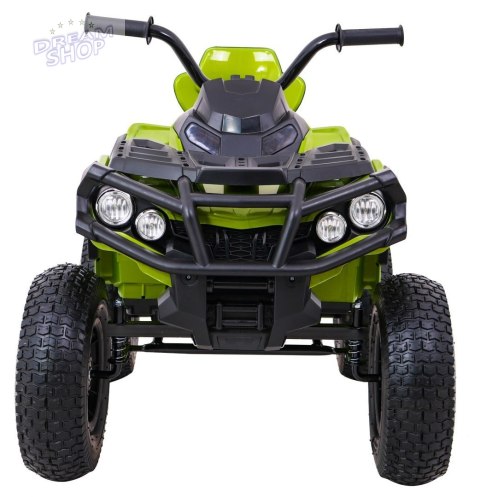 Quad ATV Air na akumulator dla dzieci Zielony + Koła pompowane + Radio MP3 + Wolny Start Quad ATV Air na akumulator dla dzieci Zielony + Koła pompowane + Radio MP3 + Wolny Start