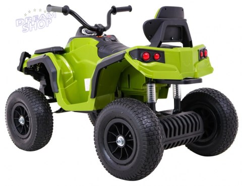 Quad ATV Air na akumulator dla dzieci Zielony + Koła pompowane + Radio MP3 + Wolny Start Quad ATV Air na akumulator dla dzieci Zielony + Koła pompowane + Radio MP3 + Wolny Start