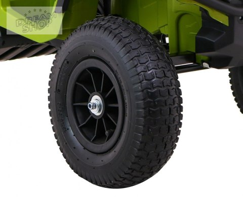 Quad ATV Air na akumulator dla dzieci Zielony + Koła pompowane + Radio MP3 + Wolny Start Quad ATV Air na akumulator dla dzieci Zielony + Koła pompowane + Radio MP3 + Wolny Start