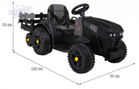 Traktor Titanium Z Przyczepą Czarny Traktor Titanium Z Przyczepą Czarny