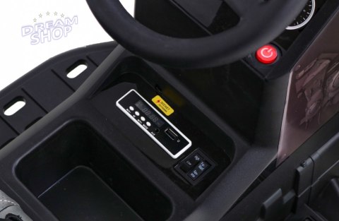 Traktor Titanium Z Przyczepą Czarny Traktor Titanium Z Przyczepą Czarny