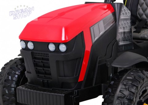 Traktor Titanium Z Przyczepą Czerwony Traktor Titanium Z Przyczepą Czerwony