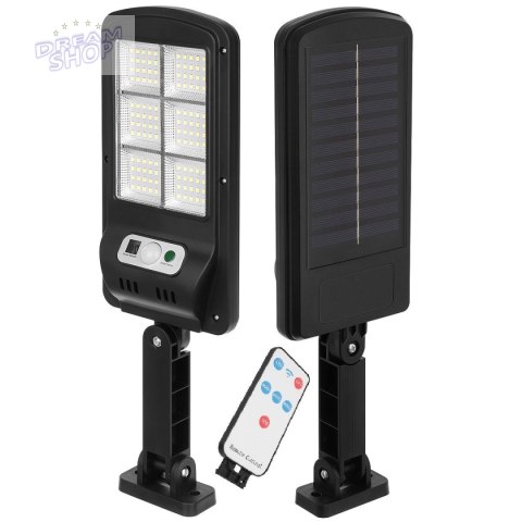 Lampa solarna uliczna z czujnikiem ruchu zmierzchu i pilotem 120led Lampa solarna uliczna z czujnikiem ruchu zmierzchu i pilotem 120led