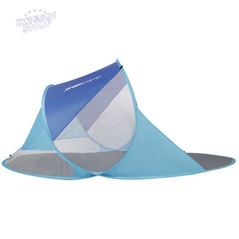 Namiot parawan plażowy samorozkładający 190x120x90/70 cm niebieski pop-up Namiot parawan plażowy samorozkładający 190x120x90/70 cm niebieski pop-up