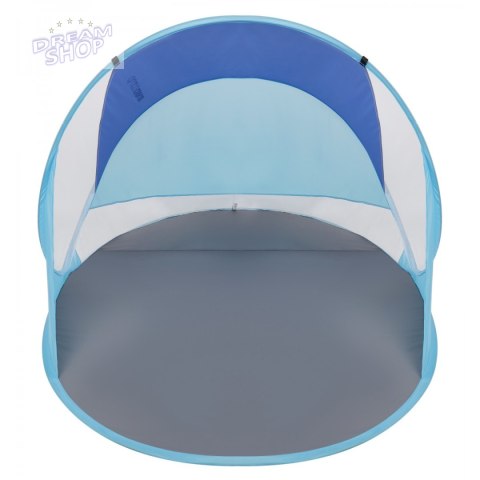 Namiot parawan plażowy samorozkładający 190x120x90/70 cm niebieski pop-up Namiot parawan plażowy samorozkładający 190x120x90/70 cm niebieski pop-up