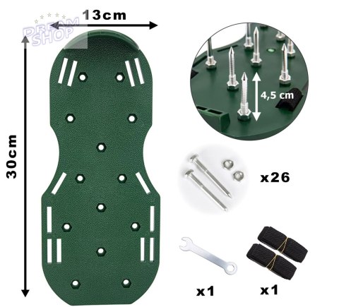 Aerator buty duże kolce do napowietrzania Aerator buty duże kolce do napowietrzania