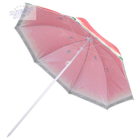Parasol składany przeciwsłoneczny 180cm ogrodowy balkonowy z funkcją przechylania arbuz