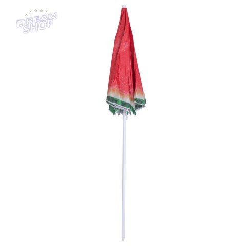 Parasol składany przeciwsłoneczny 180cm ogrodowy balkonowy z funkcją przechylania arbuz