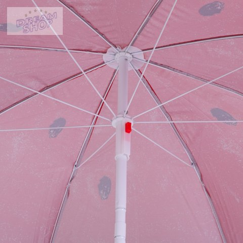 Parasol składany przeciwsłoneczny 180cm ogrodowy balkonowy z funkcją przechylania arbuz
