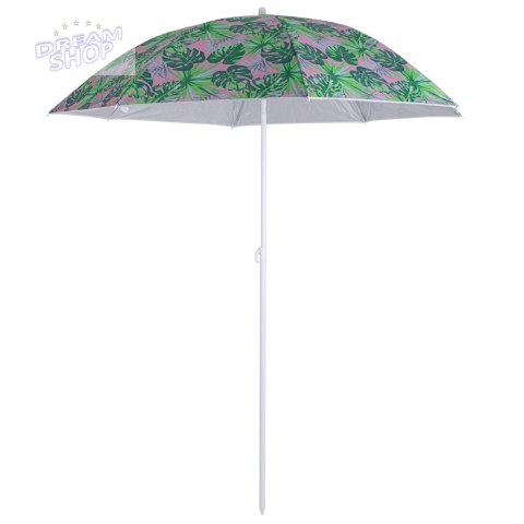 Parasol składany przeciwsłoneczny 180cm ogrodowy balkonowy z funkcją przechylania liście