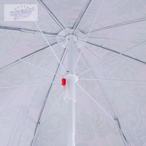 Parasol składany przeciwsłoneczny 180cm ogrodowy balkonowy z funkcją przechylania liście