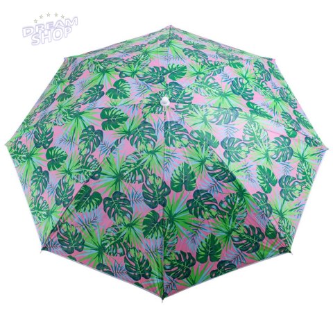 Parasol składany przeciwsłoneczny 180cm ogrodowy balkonowy z funkcją przechylania liście