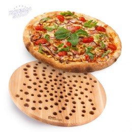 Pizza Aerator Deska do Serwowania Pizzy Drewniana