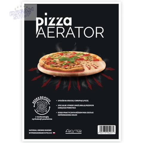 Pizza Aerator Deska do Serwowania Pizzy Drewniana Pizza Aerator Deska do Serwowania Pizzy Drewniana