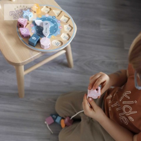 VIGA PolarB Sorter Kształtów Zegar nawlekanka VIGA PolarB Sorter Kształtów Zegar nawlekanka