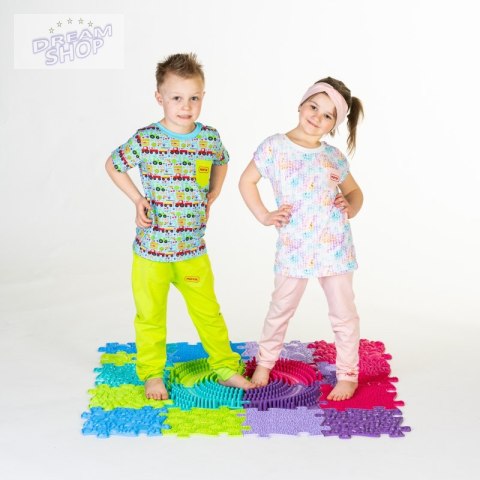 WOOPIE Mata Sensoryczna Ortopedyczna Puzzle 11 el. - Kolor Różowy/Fioletowy WOOPIE Mata Sensoryczna Ortopedyczna Puzzle 11 el. - Kolor Różowy/Fioletowy