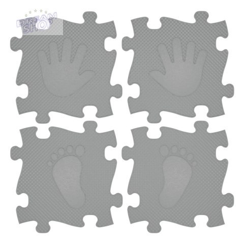WOOPIE Mata Sensoryczna Ortopedyczna Puzzle Ręce i Nogi 16 el. - Kolor Szary WOOPIE Mata Sensoryczna Ortopedyczna Puzzle Ręce i Nogi 16 el. - Kolor Szary