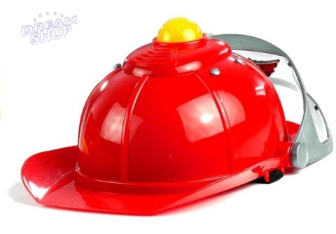 Zestaw Strażaka Kask Sikawka Toporek Akcesoria Zestaw Strażaka Kask Sikawka Toporek Akcesoria