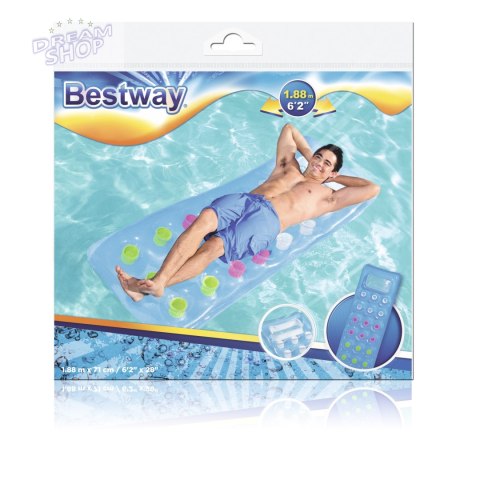 BESTWAY MATERAC DO PŁYWANIA 177cm BESTWAY 43040 N BESTWAY MATERAC DO PŁYWANIA 177cm BESTWAY 43040 N