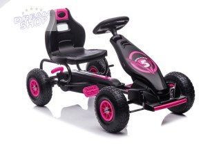 Gokart Na Pedały G18 Różowy