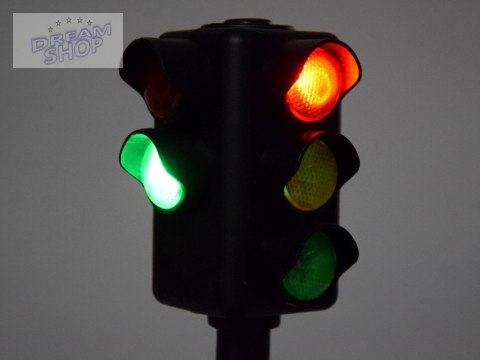 Zdalnie sterowane SPORTOWE auto + kierownica + sygnalizacja RC0589 CZ