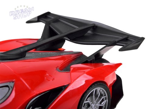 Zdalnie sterowane SPORTOWE auto + kierownica + sygnalizacja RC0589 CZ