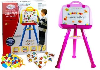 Tablica Magnetyczna Stojąca Pisak Magnes Różowa