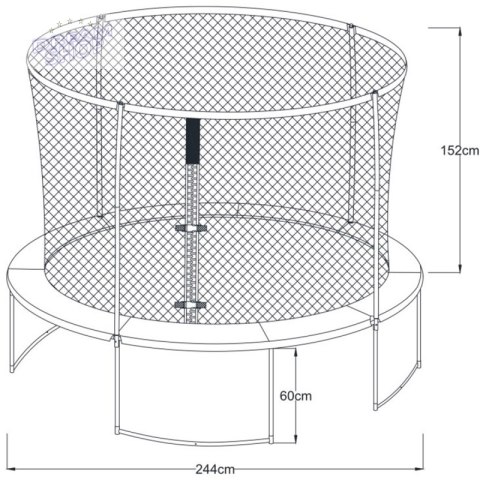 Axi Trampolina Bostonn 244 cm + Siatka Axi Trampolina Bostonn 244 cm + Siatka