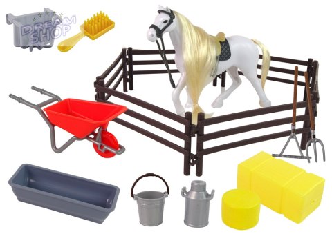Figurka Konia Koń do Czesania Akcesoria Zagroda Figurka Konia Koń do Czesania Akcesoria Zagroda