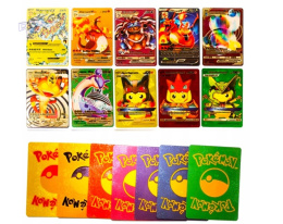 KOLOROWE ZŁOTE Karty pokemon 55 KART