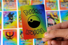Karty Pokemon TĘCZOWE 55szt ZESTAW KOLEKCJONERSKI