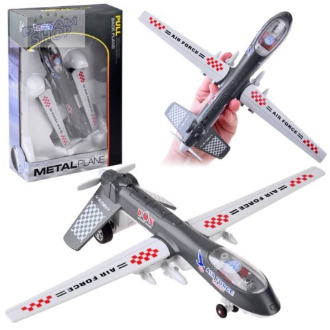 Metalowy DRON wojskowy bojowy dźwięk ZA4327 CY