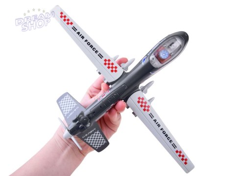 Metalowy DRON wojskowy bojowy dźwięk ZA4327 CY