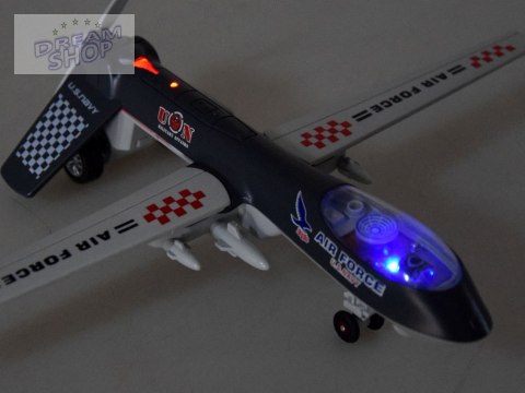 Metalowy DRON wojskowy bojowy dźwięk ZA4327 SZ