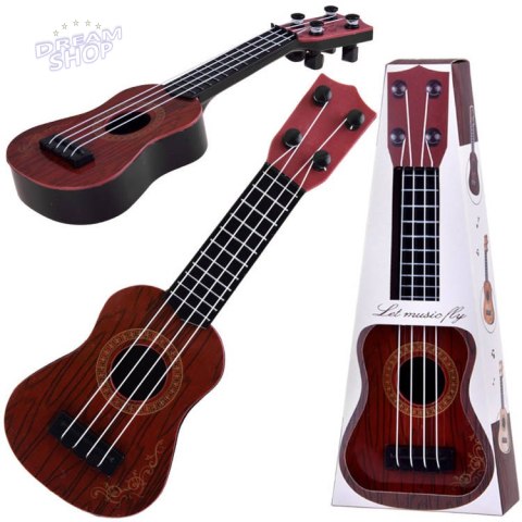 Mini gitarka dla dzieci ukulele 25 cm IN0154 CB Mini gitarka dla dzieci ukulele 25 cm IN0154 CB