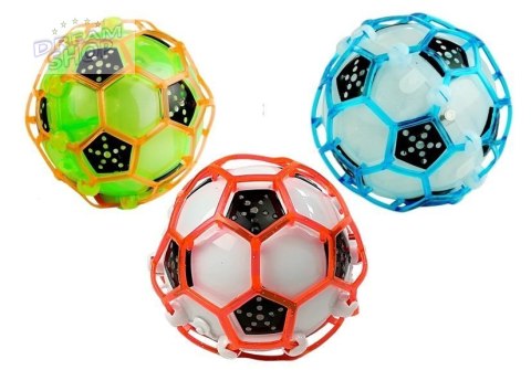 Skacząca Tańcząca Piłka Football Gra Świeci Skacząca Tańcząca Piłka Football Gra Świeci