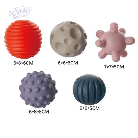 WOOPIE Klocki Sensoryczne do Ściskania 6 el. WOOPIE Klocki Sensoryczne do Ściskania 6 el.