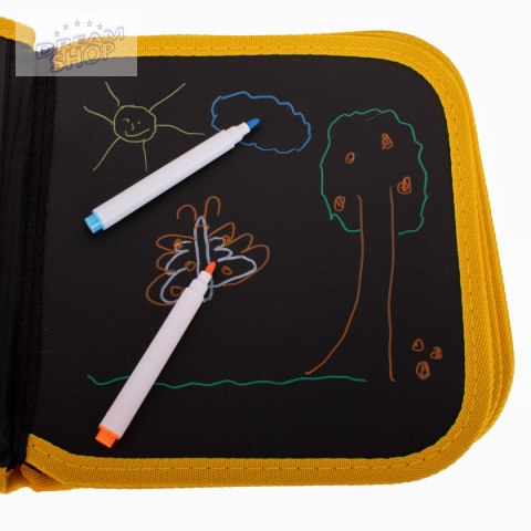 Tablica kredowa przenośna miękka notes szkicownik miś Tablica kredowa przenośna miękka notes szkicownik miś