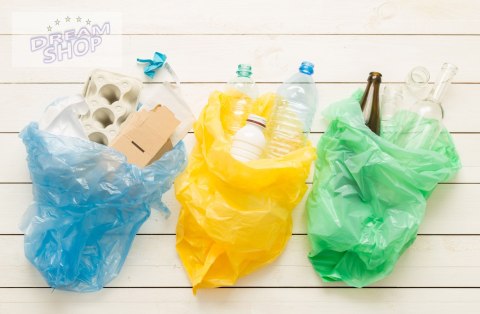 Pojemnik na odpady 120L kosz - żółty Pojemnik na odpady 120L kosz - żółty
