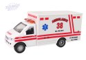 Auto Pojazd Ratunkowy Ambulans Napęd Frykcyjny 2 Kolory