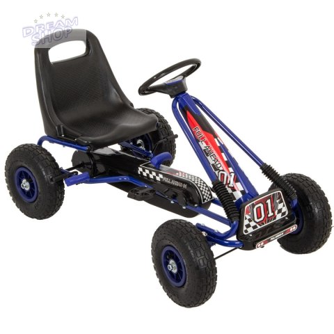 Gokart sportowy Enero 01 niebieski Gokart sportowy Enero 01 niebieski