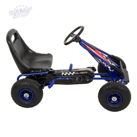 Gokart sportowy Enero 01 niebieski Gokart sportowy Enero 01 niebieski