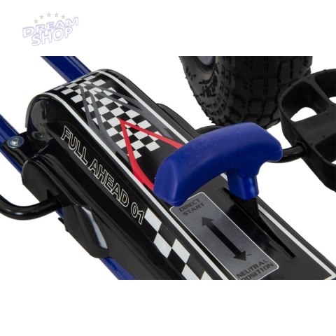 Gokart sportowy Enero 01 niebieski Gokart sportowy Enero 01 niebieski
