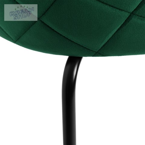 Krzesło aksamitne FARGO Velvet Ciemnozielone Krzesło aksamitne FARGO Velvet Ciemnozielone