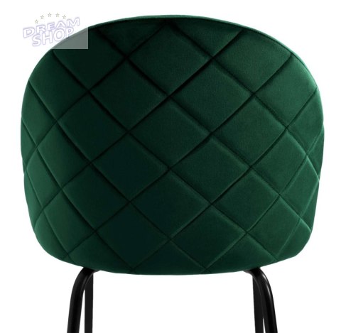 Krzesło aksamitne FARGO Velvet Ciemnozielone Krzesło aksamitne FARGO Velvet Ciemnozielone