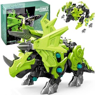 Ruchomy model do złożenia mechaniczny Triceratops robot ZA4371
