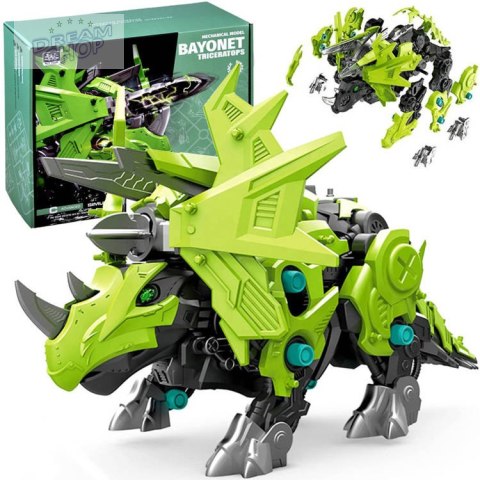 Ruchomy model do złożenia mechaniczny Triceratops robot ZA4371 Ruchomy model do złożenia mechaniczny Triceratops robot ZA4371
