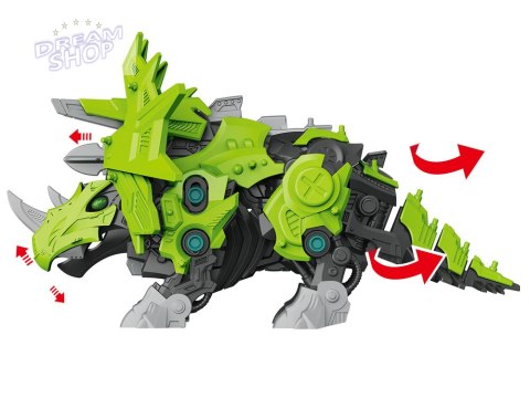 Ruchomy model do złożenia mechaniczny Triceratops robot ZA4371 Ruchomy model do złożenia mechaniczny Triceratops robot ZA4371