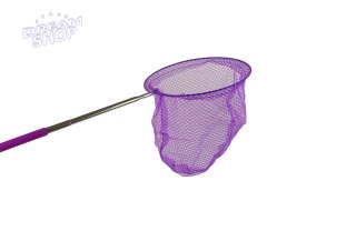 Siatka Na Motyle Owady Składana Teleskopowa 85 cm Fioletowa