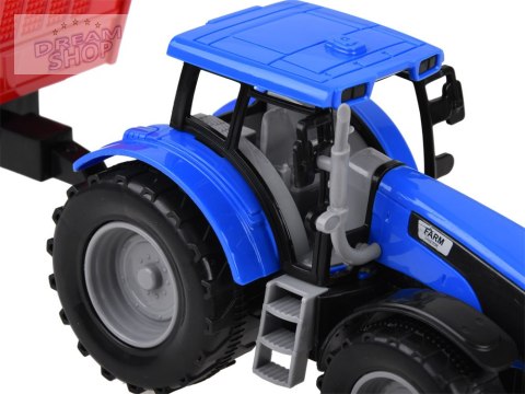 Traktor z przyczepą maszyna farmera rolnika ZA4345 Traktor z przyczepą maszyna farmera rolnika ZA4345